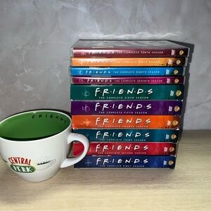 FRIENDS Complete Series DVD Set + Central Perk Coffee Mug | 10 Seasons
